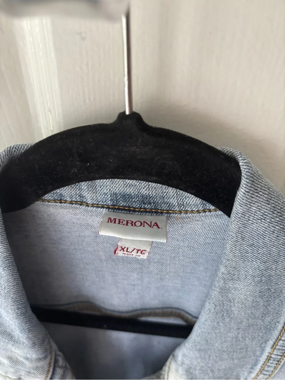 Merona Light Blue Denim Sleeveless Vest